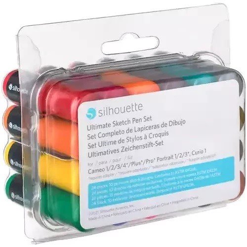 SET COMPLETO LAPICERAS DE DIBUJO SILHOUETTE 24PZ