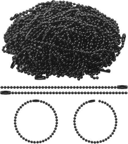 CADENA NEGRA DE 10CM ( 50 UND)