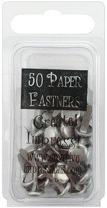 TACHUELAS O BRADS PLATEADO (50PZ)