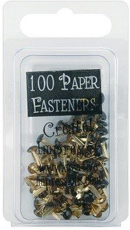 MINI TACHUELAS O BRADS NEGROS (100PZ)