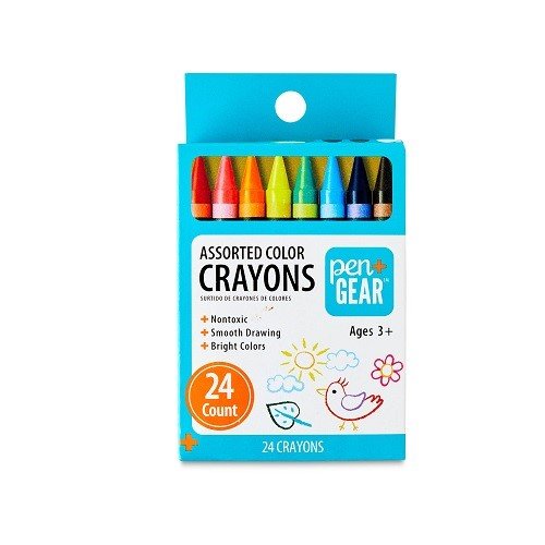 CAJA DE CRAYONES DE CERA 24UND PEN+GEAR