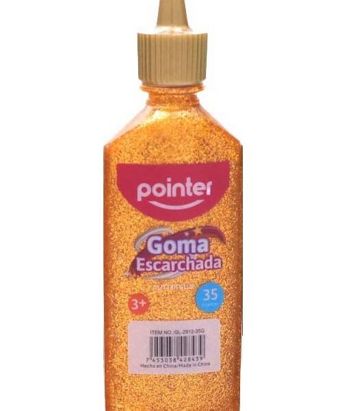 PEGA ESCARCHADA 35G DORADO POINTER