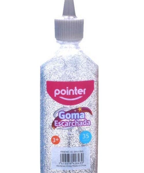 PEGA ESCARCHADA 35G PLATEADO POINTER