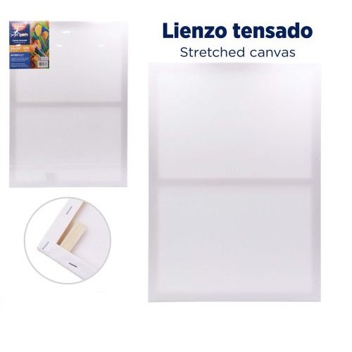 LIENZO TENSADO RECTAGULAR 50 X 70 CM ALGODON BLANCO 280GR POINTER