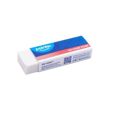 BORRADOR RECTANGULAR BLANCO POINTER A20