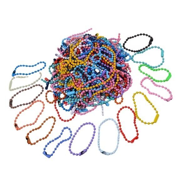 CADENA MULTICOLOR DE 10CM (50 UND)